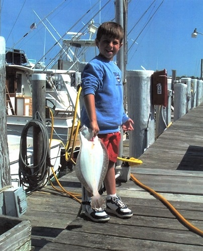 Boy with fish